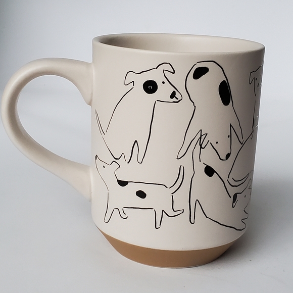 Fringe Studio Nosey Dogs Spot Stoneware Mug 12 fl oz - Picture 4 of 8